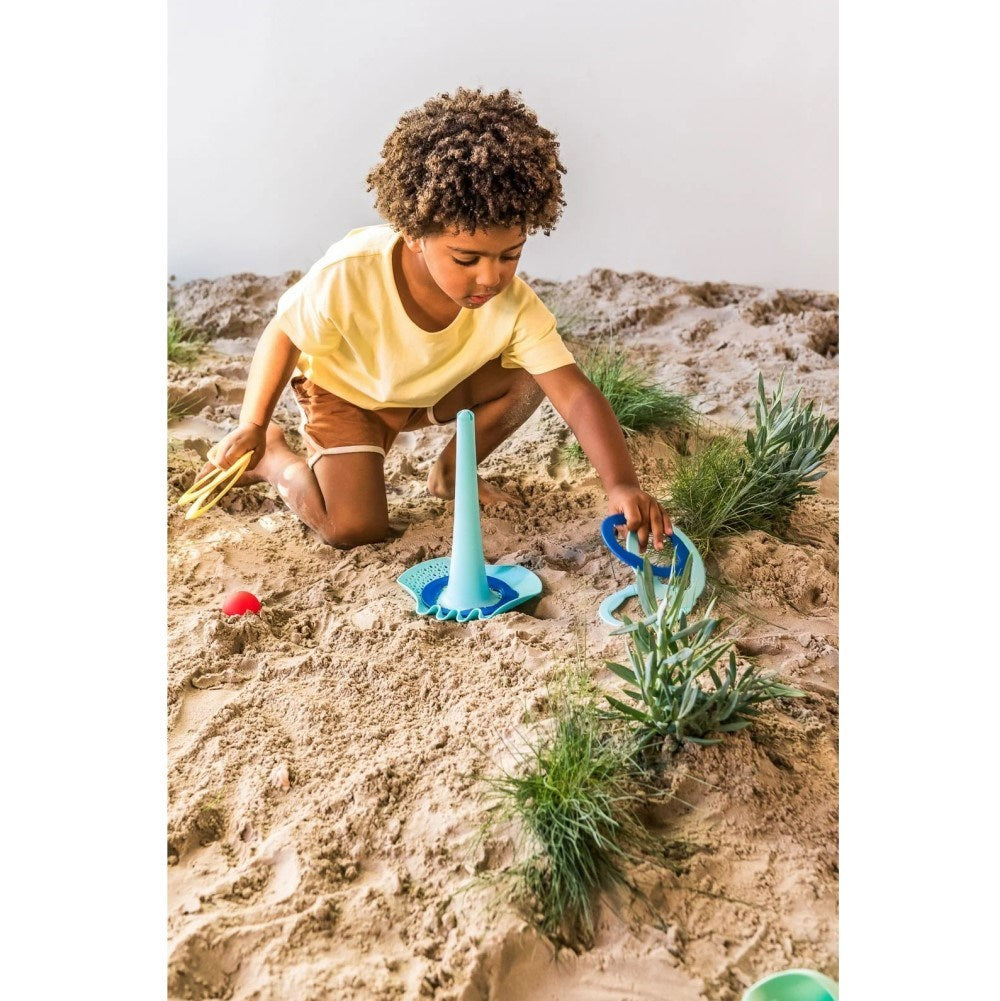 Quut Triplet Çok Amaçlı Plaj Oyuncak - Vintage Blue STD