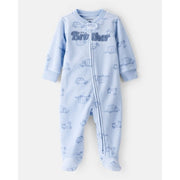 Carter's Kışlık Erkek Bebek Polar Tulum Mavi