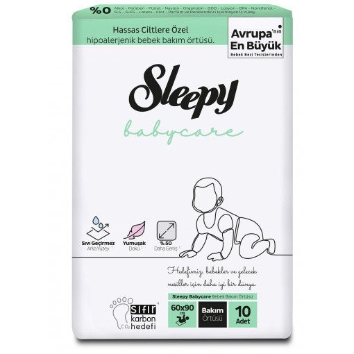 Sleepy Bebek Bakım Örtüsü 60x90 10'lu STD