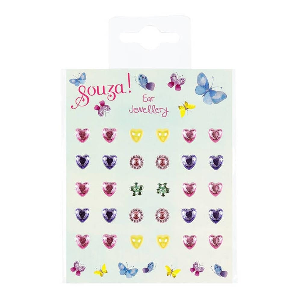 Souza Kalp ve Kelebek Sticker Küpe