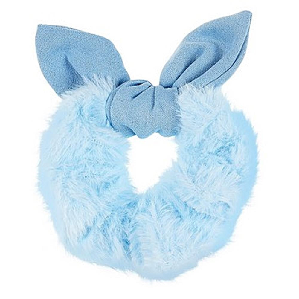 Souza Peluş Lastik Toka - Mavi