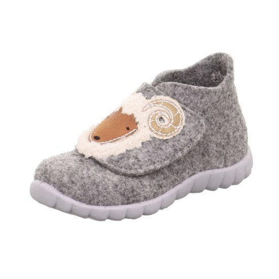 SuperFit Kışlık Erkek Ev Ayakkabısı Gri