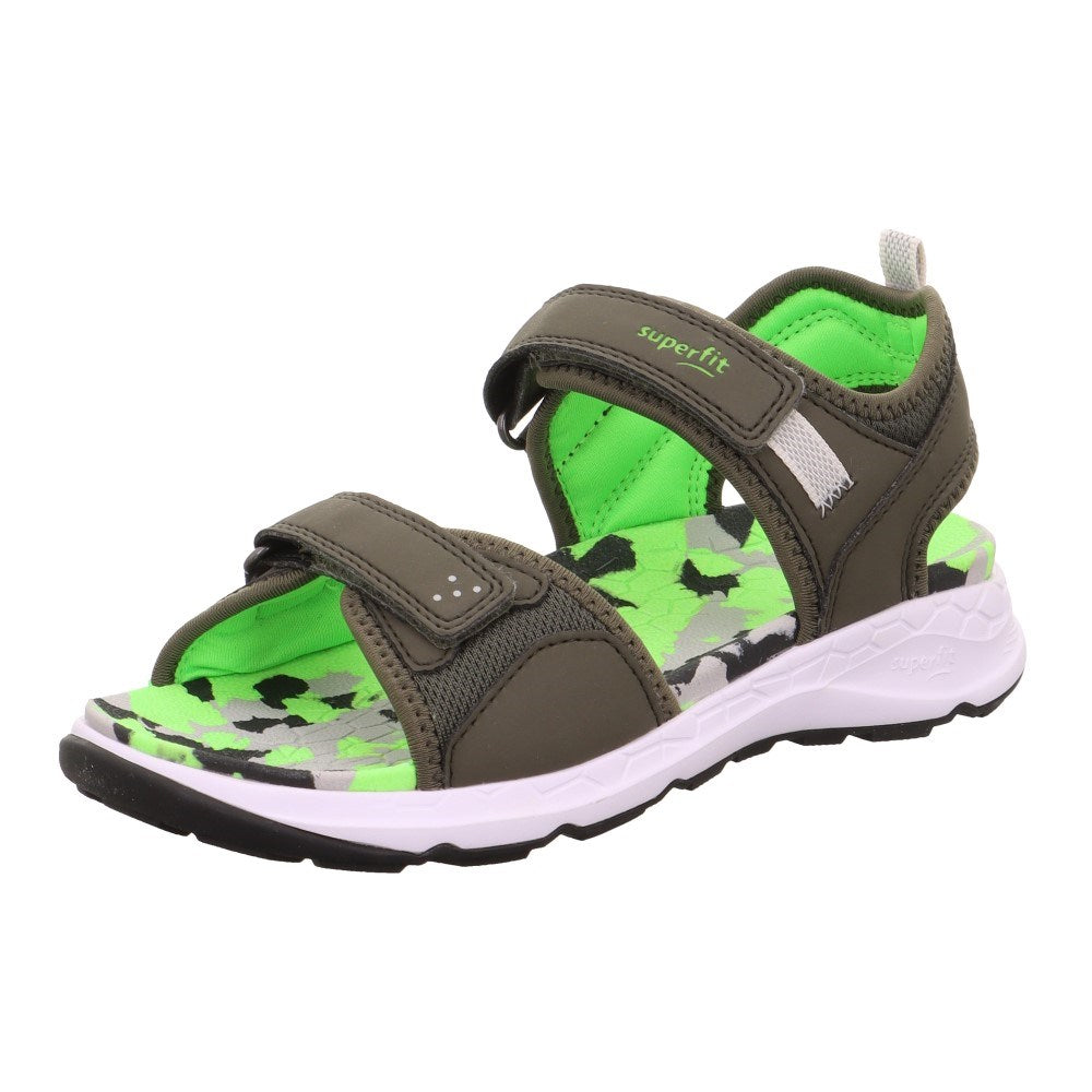 SuperFit Yazlık Erkek Çocuk Sandalet Yeşil