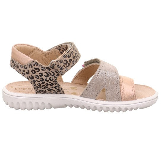 SuperFit Yazlık Kız Çocuk Sandalet Bej