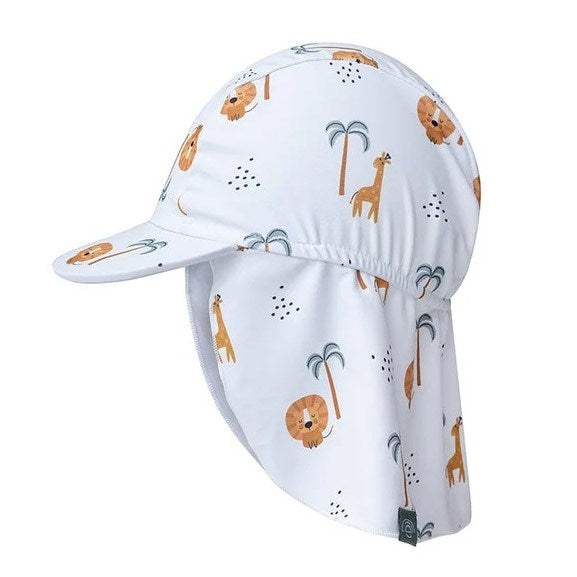 Swim Essentials Yazlık Erkek Çocuk Şapka- Jungle Ekru
