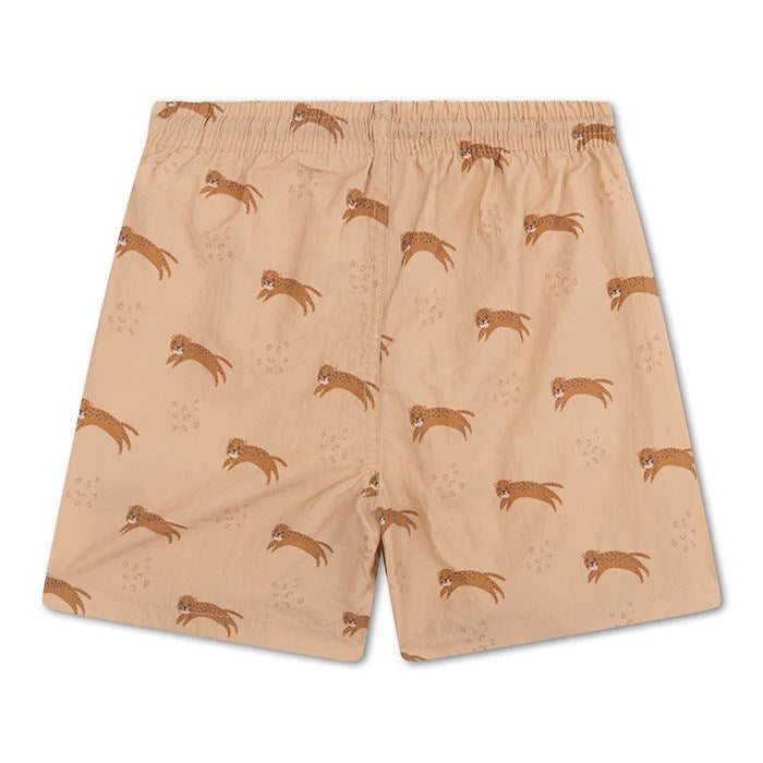 Swim Essentials Yazlık Erkek Çocuk Şort Mayo- Leopar Kahverengi