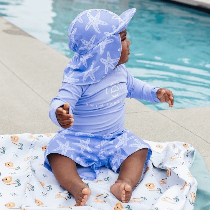 Swim Essentials Yazlık Kız Çocuk Şapka Lila