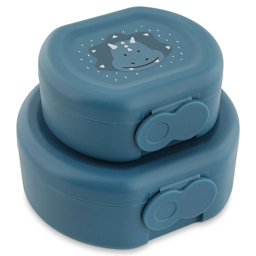 Trixie   Mr.Triceratops 2'li Klipsli Atıştırmalık Kutusu