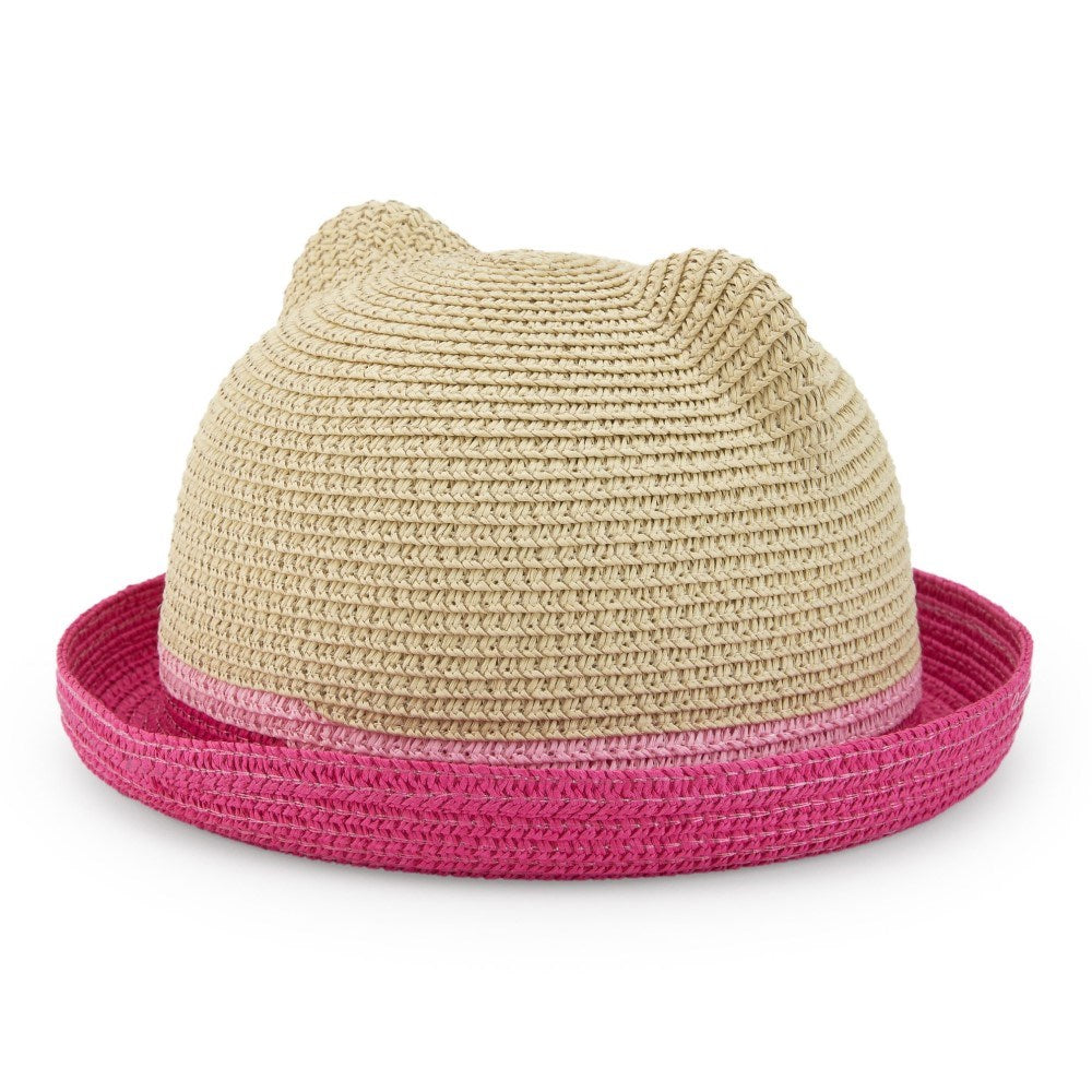 Tuc Tuc Yazlık Kız Hasır Şapka Sarı