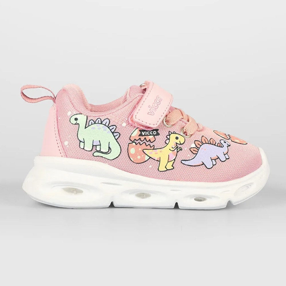 Vicco Kız Bebek Işıklı Phylon Spor Ayakkabı Pembe