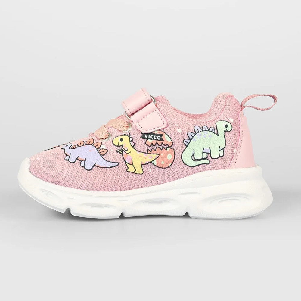 Vicco Kız Bebek Işıklı Phylon Spor Ayakkabı Pembe
