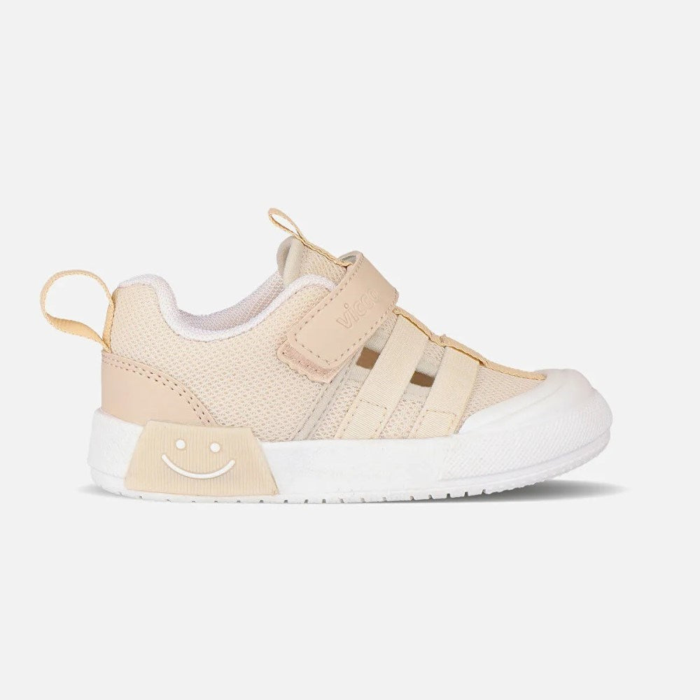 Vicco Momo Çocuk Patik Işıklı Ayakkabı Bej