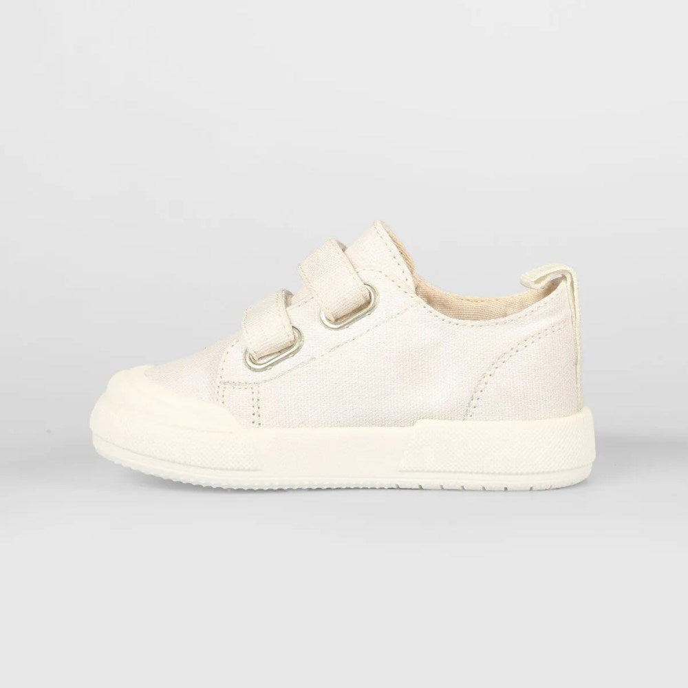 Vicco Momo Işıklı Keten Çocuk Ayakkabası Beyaz