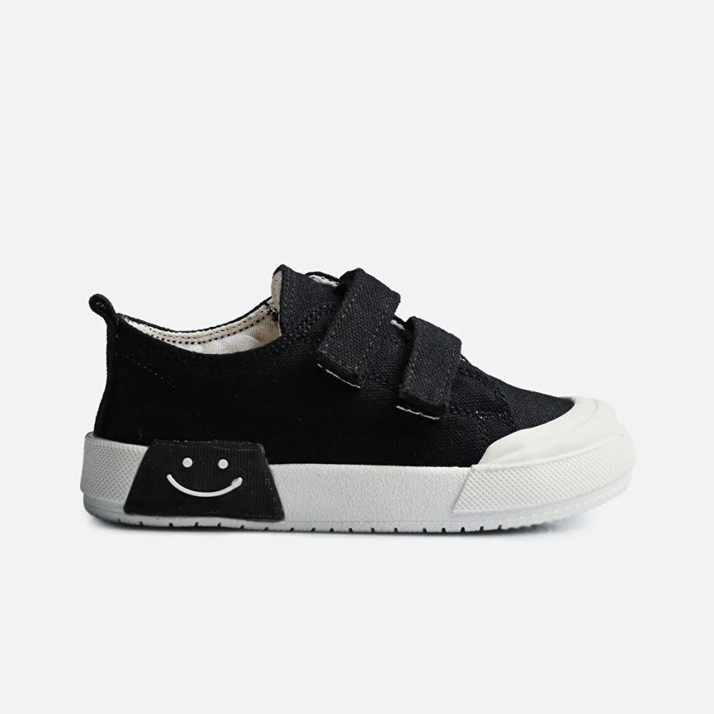 Vicco Momo Işıklı Keten Çocuk Ayakkabası Siyah
