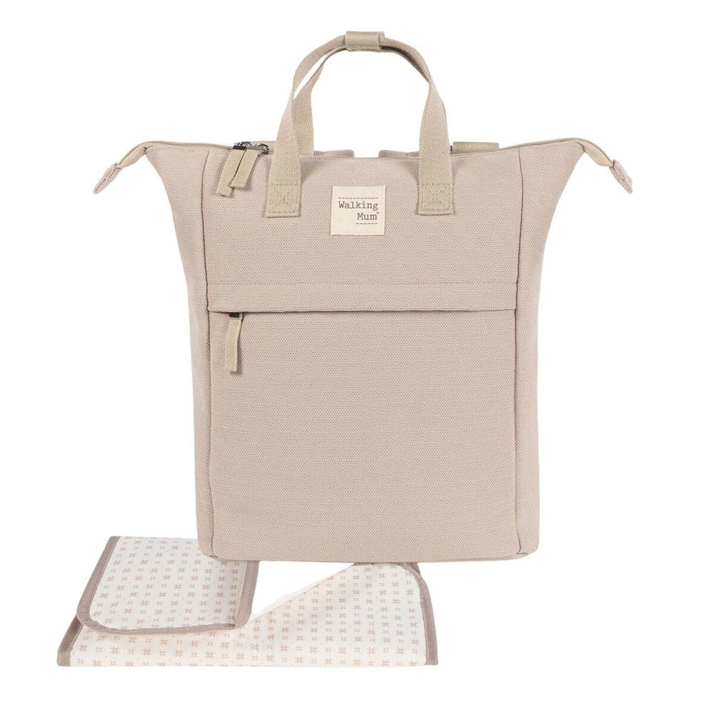 Walking Mum Eco Mum Anne Bakım Sırt Çantası Apricot Krem