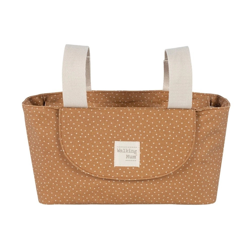 Walking Mum Poppy Bebek Arabası Kalpli Organizer Çanta Cinnamon Kahverengi