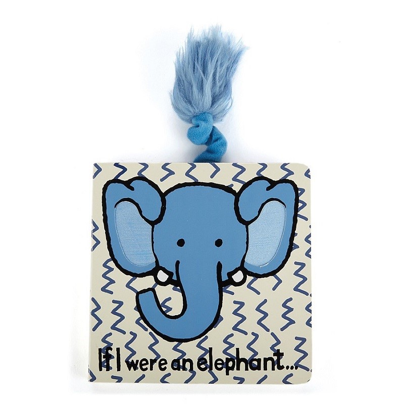 Jellycat Kitap Fil/If I Were an Elephant Board Book Orjinal