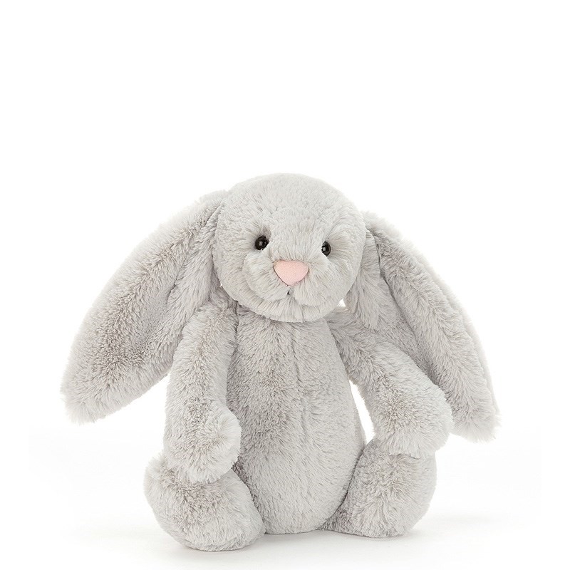 Jellycat Bashful Gri Tavşan Medium Uyku Arkadaşım Orjinal