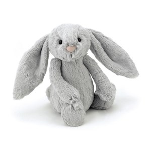 Jellycat Bashful Gri Tavşan Small Uyku Arkadaşım