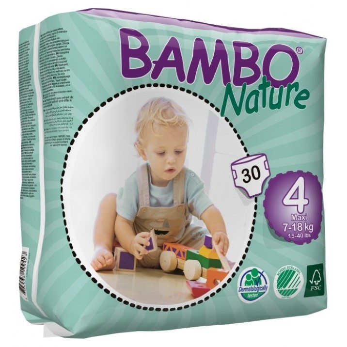 Bambo Nature No4 Bebek Bezi 718 kg (30 Adet) Bebek House