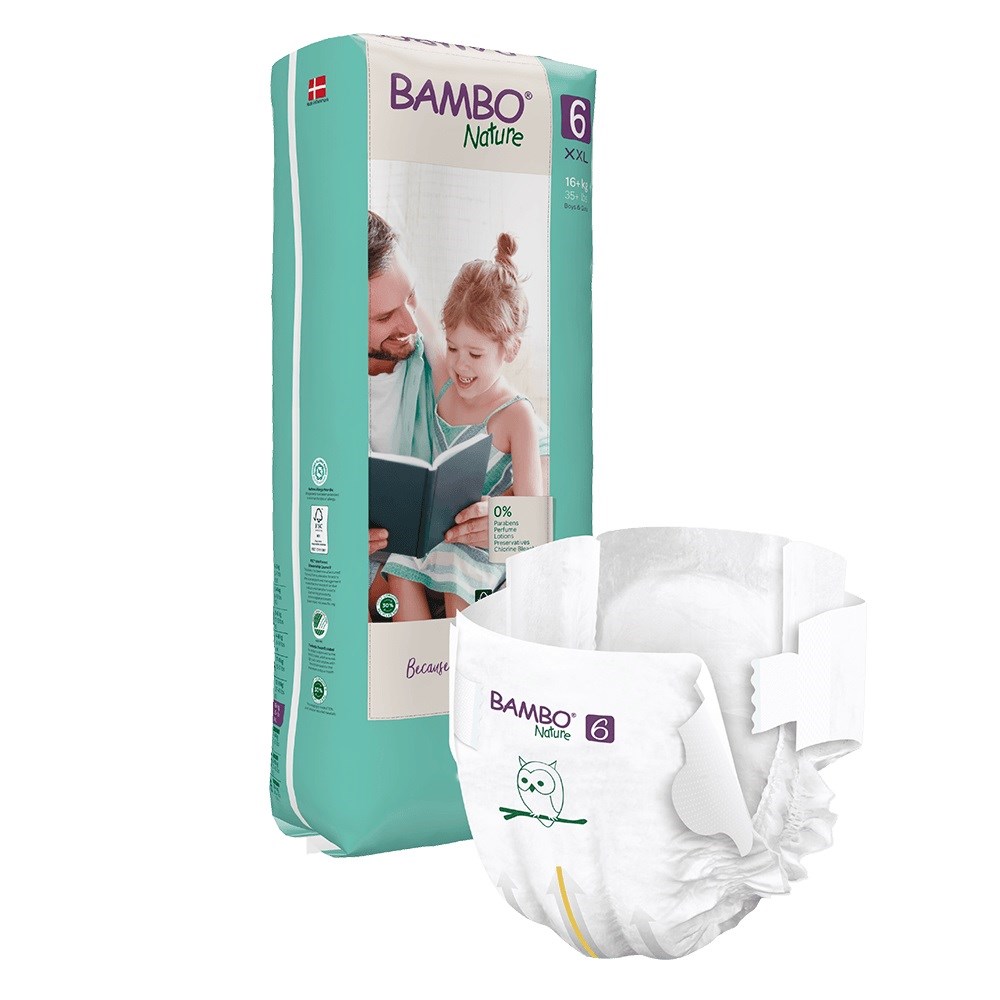 Bambo Nature No:6 XXL Bebek Bezi 16-30 kg (40 Adet) Orjinal