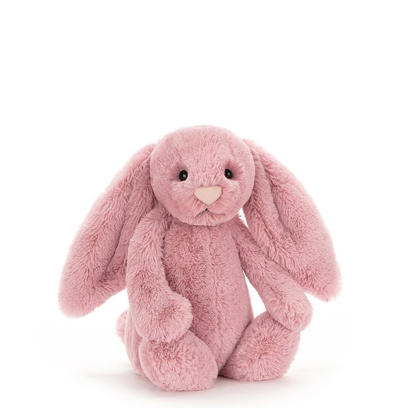 Jellycat Bashful Medium Bunny Uyku Arkadaşım Koyu Pembe Orjinal