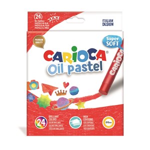 Carioca Yağlı Pastel Boya Kalemi 24'lü