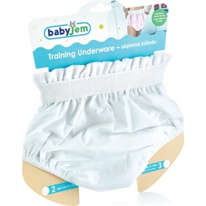 BabyJem Soft Alıştırma Külodu Beyaz 2 Yaş