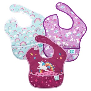 Bumkins SuperBib Önlük - 3lü Paket ( I believe in me, Unicorns, Rainbows )