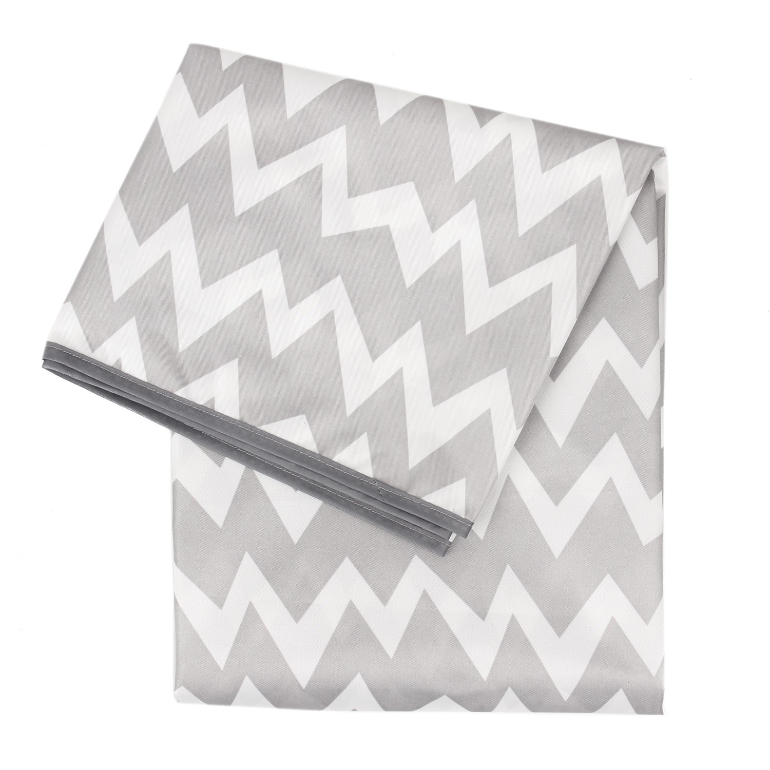 Bumkins Splat Mat / Çok Amaçlı Örtü - Gray Chevron 