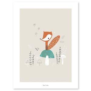 Lilipinso Bebek Odası Poster 30x40 cm Orman Tilkisi