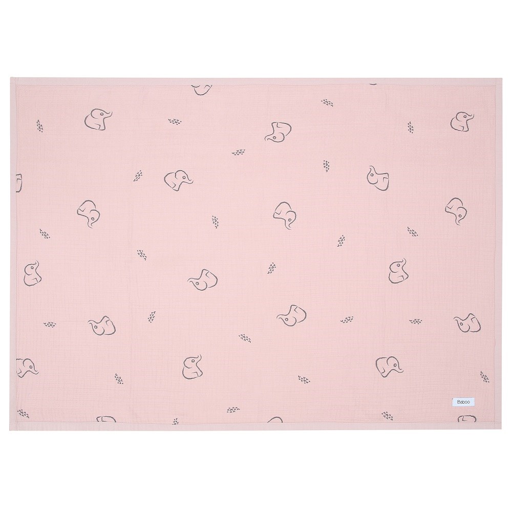 Baboo Pink Muslin Blanket - Pembe Müslin Battaniye Pembe