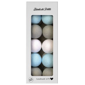 Boule De Petite Işıklı Top Blue Gray