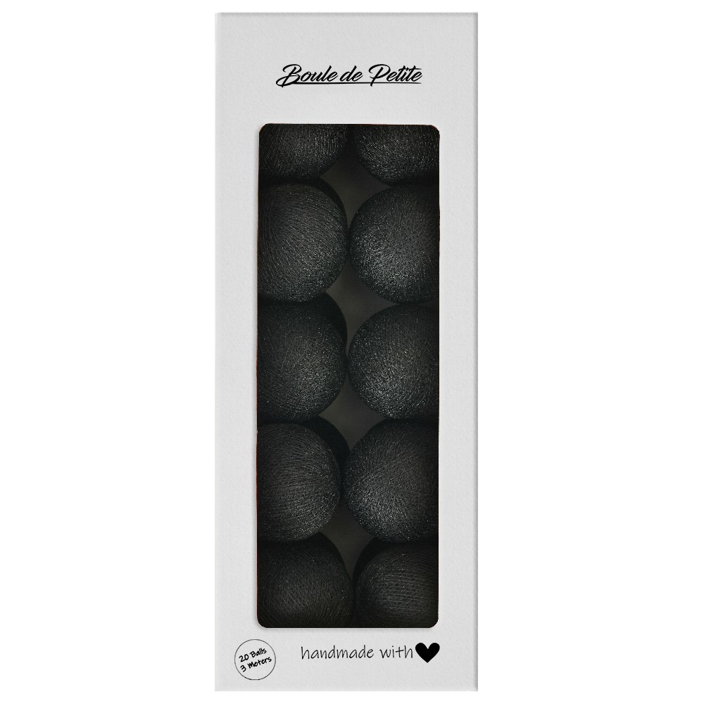 Boule De Petite Işıklı Top Black Lover 