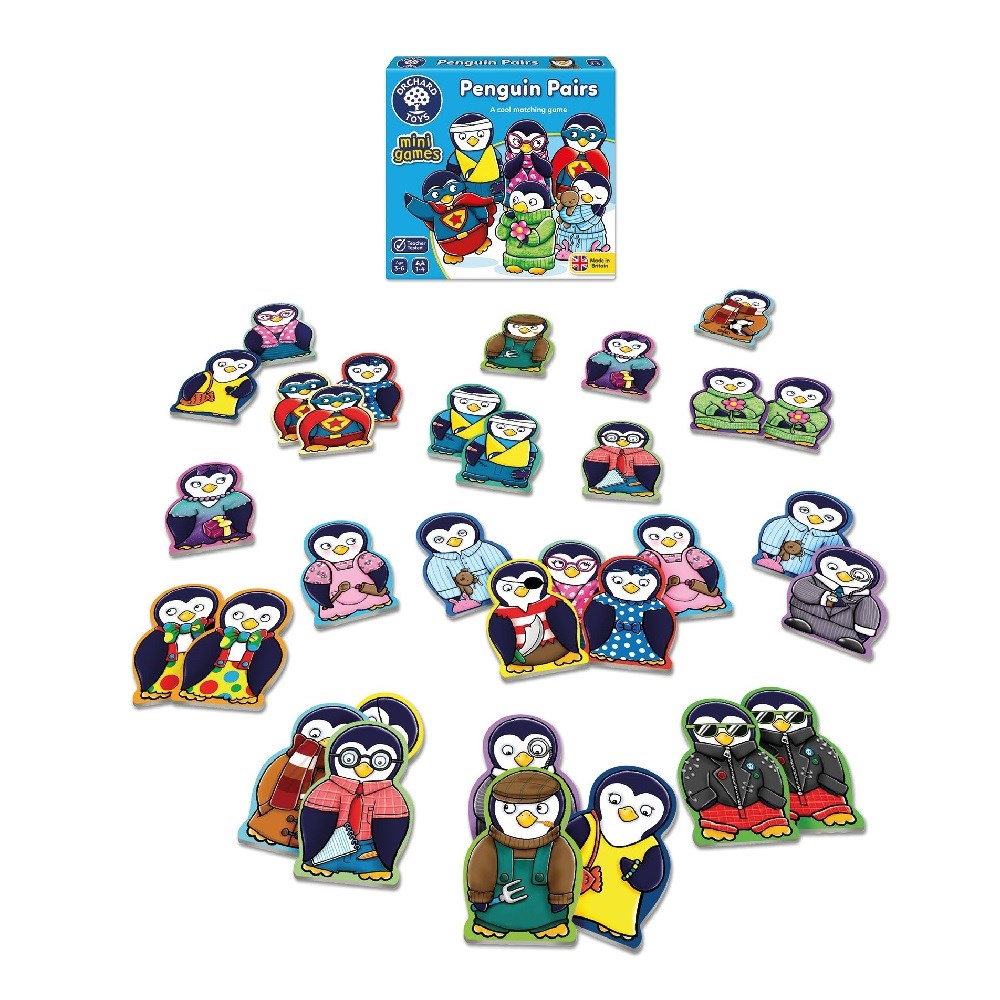 Orchard Penguin Pairs Mini Eğitici Kutu Oyunu 3 Yaş + Orjinal