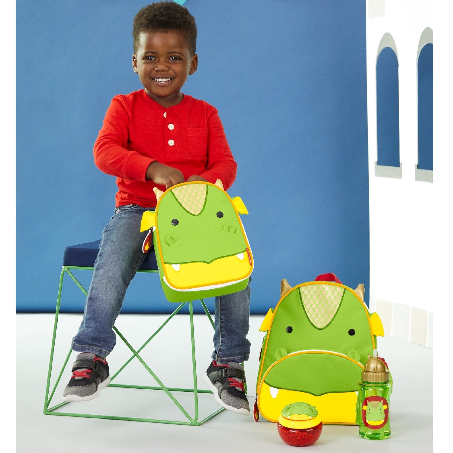 Skip Hop Zoo Lunchies Beslenme Çantası Ejderha Orjinal