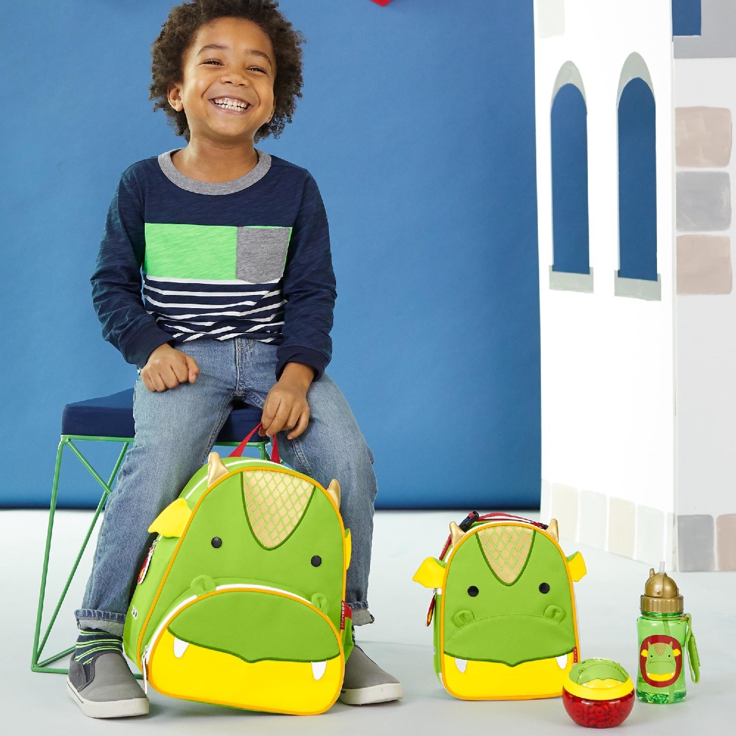 Skip Hop Zoo Lunchies Beslenme Çantası Ejderha Orjinal