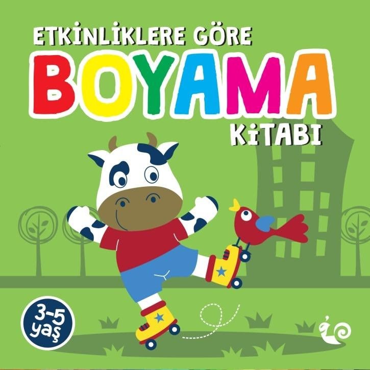 Çikolata Yayınevi Etkinliklere Göre Boyama Kitabı - Yeşil 