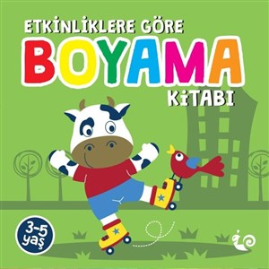 Çikolata Yayınevi Etkinliklere Göre Boyama Kitabı - Yeşil