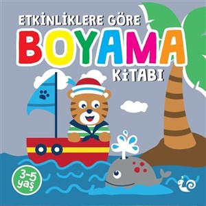 Çikolata Yayınevi Etkinliklere Göre Boyama Kitabı - Gri