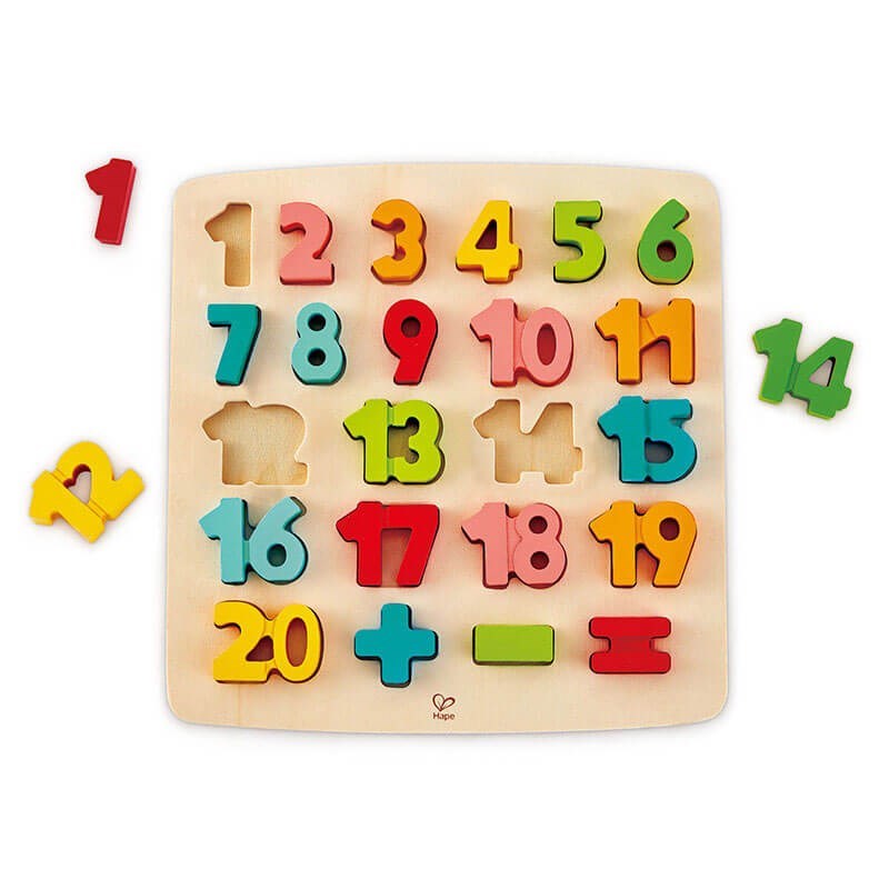 Hape Chunky Puzzle Matematik Yapbozu 