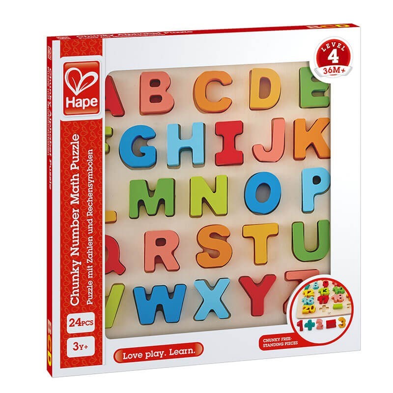 Hape Chunky Puzzle Alfabe Yapbozu 