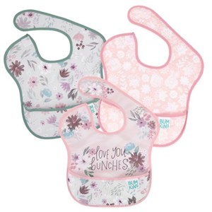 Bumkins SuperBib Önlük - 3lü Paket ( Love, You, Bunches )