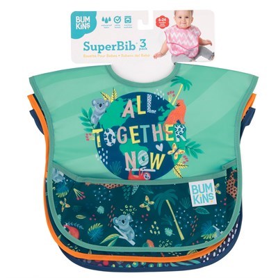 Bumkins SuperBib Önlük - 3lü Paket ( All Together Now ) 