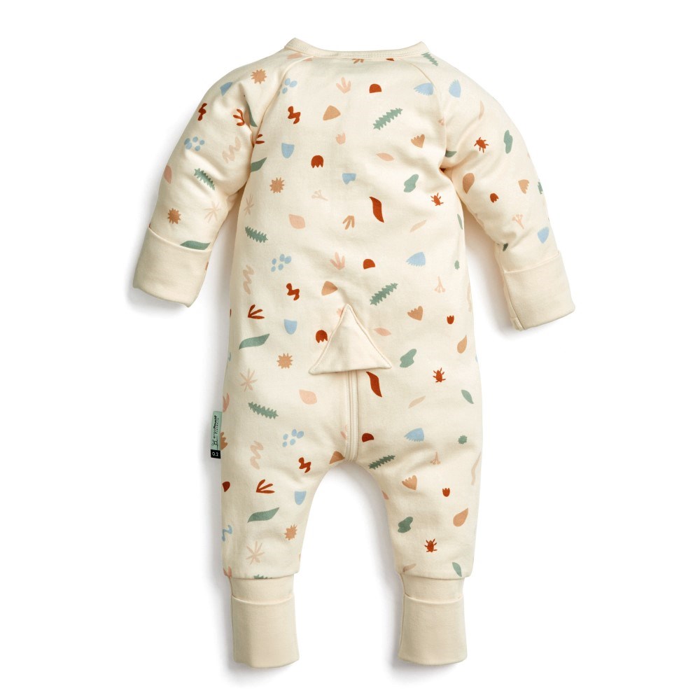 ErgoPouch Organik Pamuklu Pijama Tulum - 1.0 Tog Desert Bloom Krem