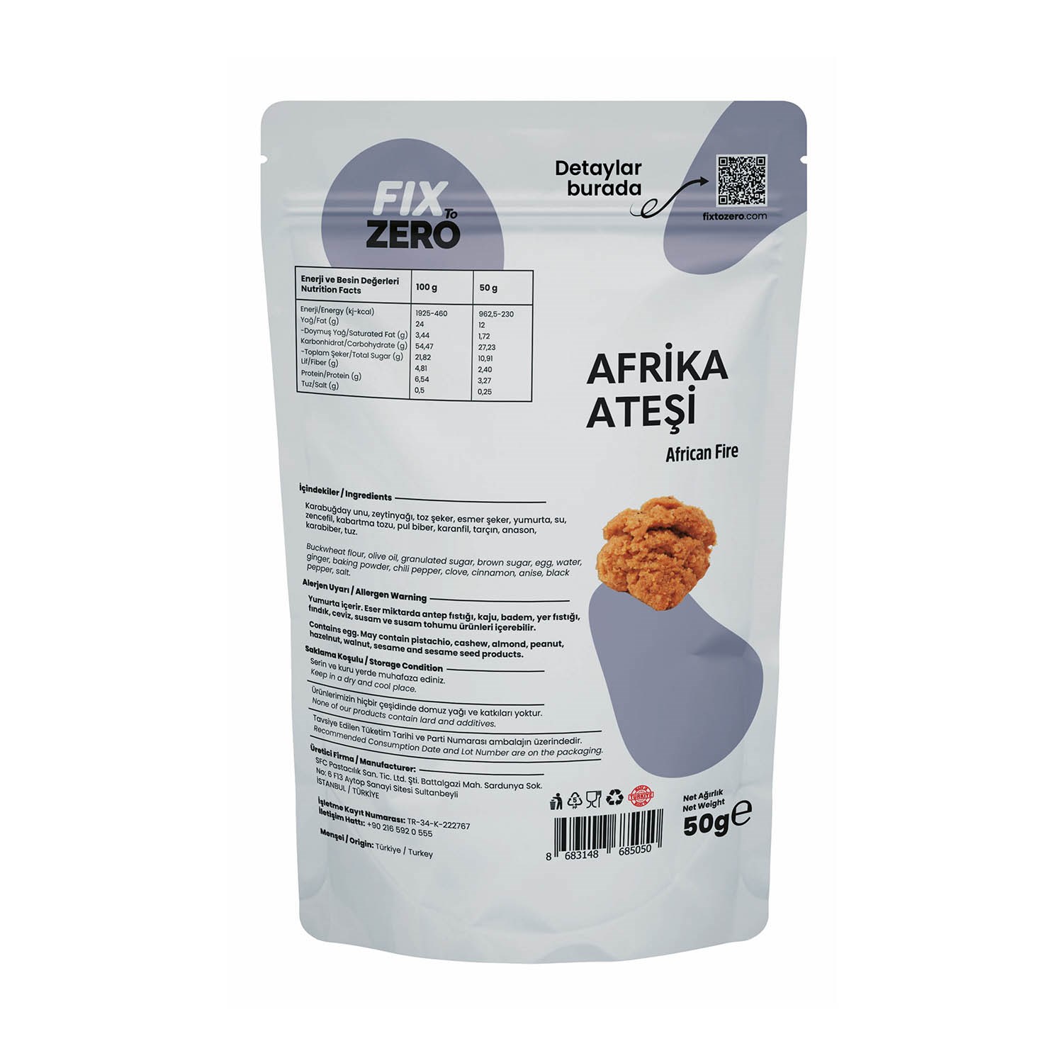 Fix To Zero Afrika Ateşi 50 gr 