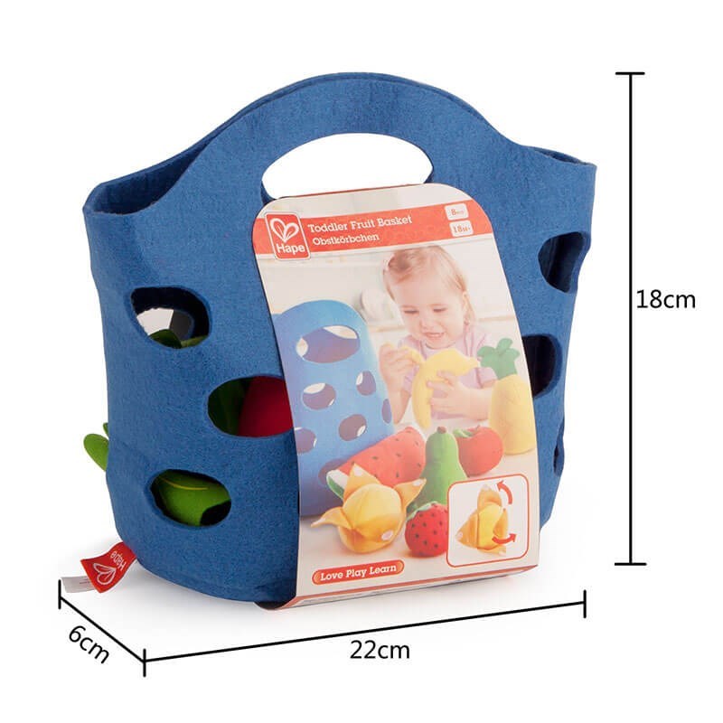 Hape Toddler Oyuncak Meyve ve Kovası 