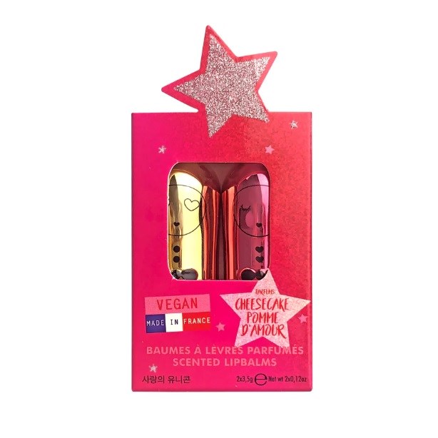 Inuwet Dudak Koruyucu Lip Balm Etoile Metal 2'li Set 