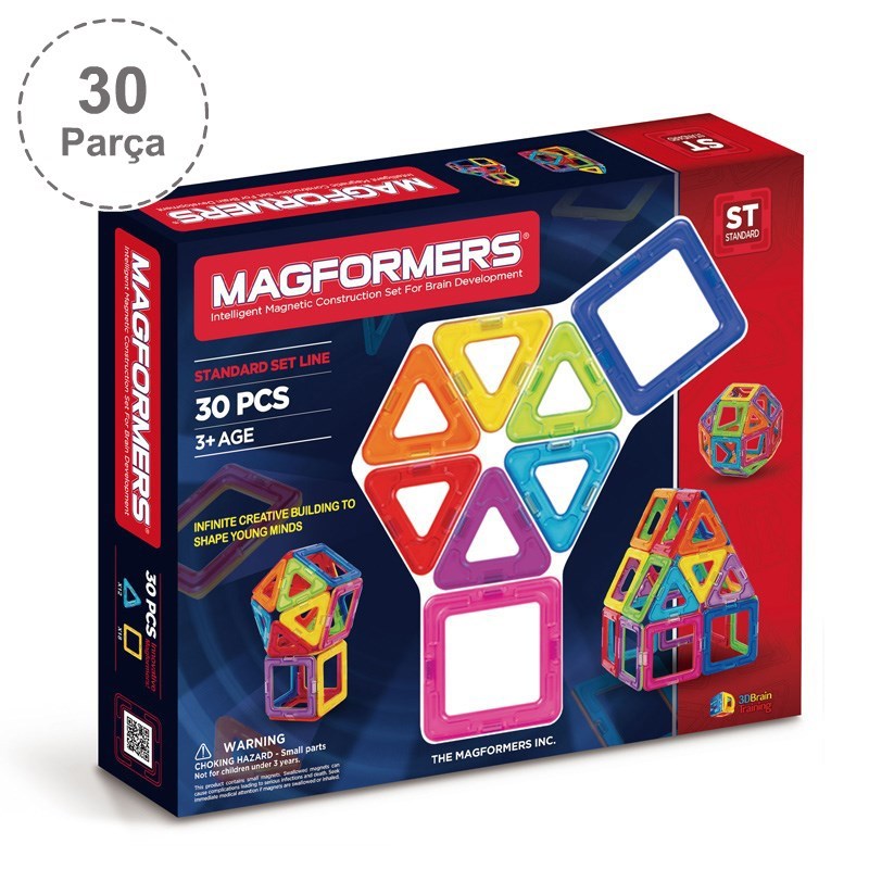 Magformers Mıknatıslı Standart Set - 30 Parça 