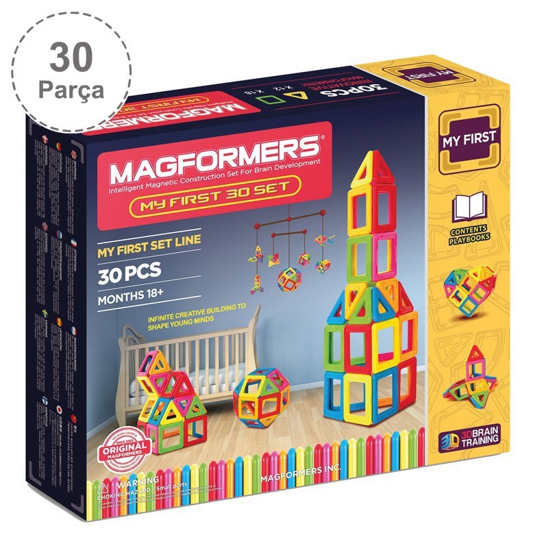 Magformers Mıknatıslı Baby Set - 30 Parça 